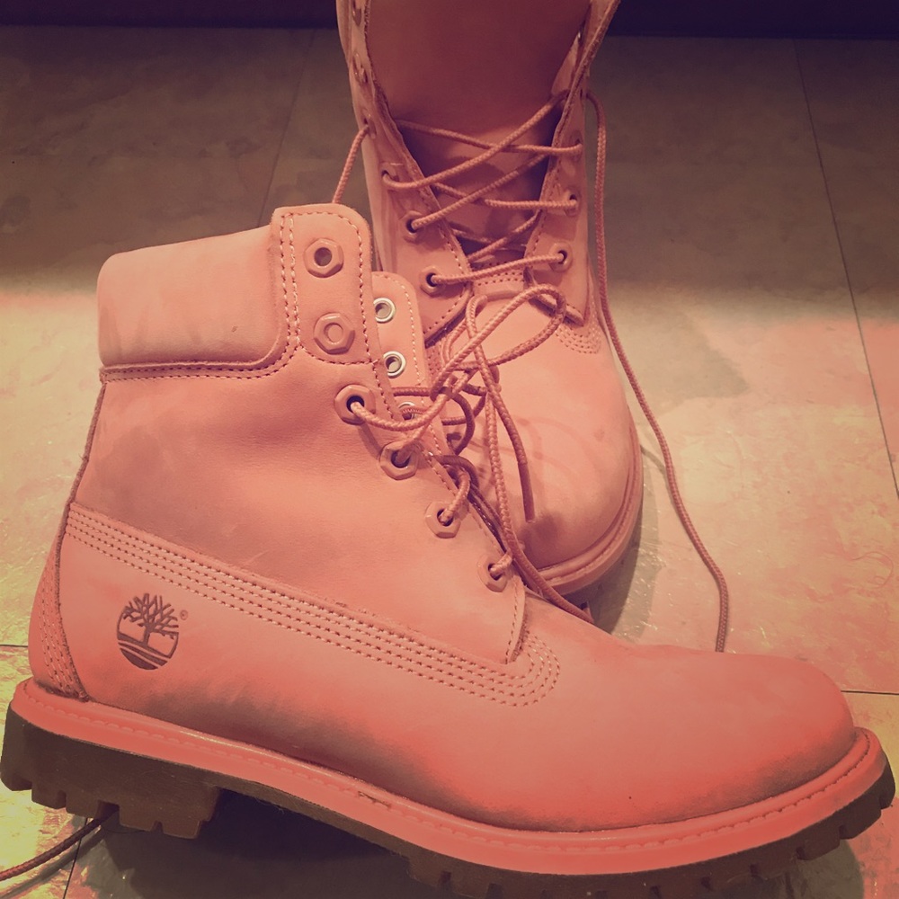 Cute Pink Timberlands